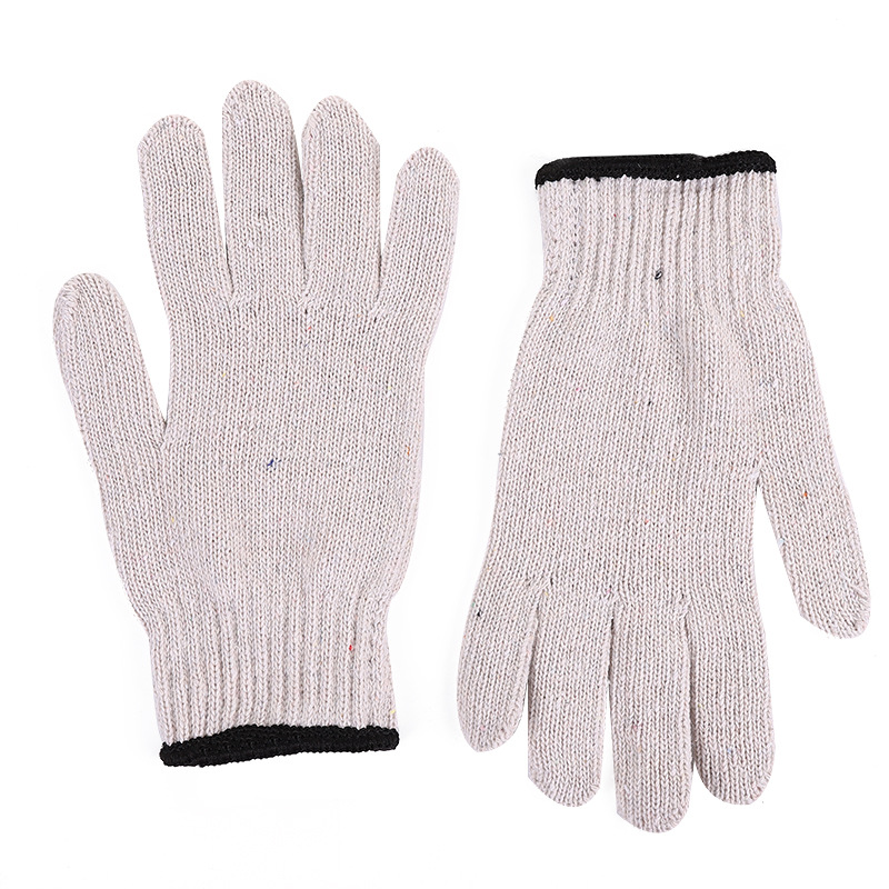  Labour Cotton Safety Knitted Work Gloves 1