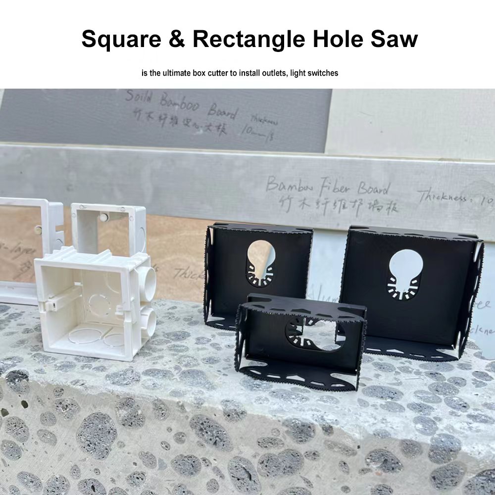 Square &Rectangle hole cutter switch opener 2